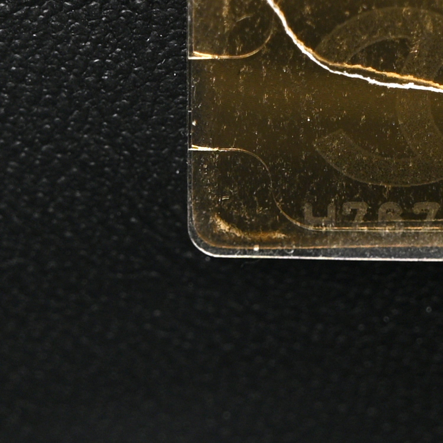 Lambskin Quilted Mini Square Flap Black