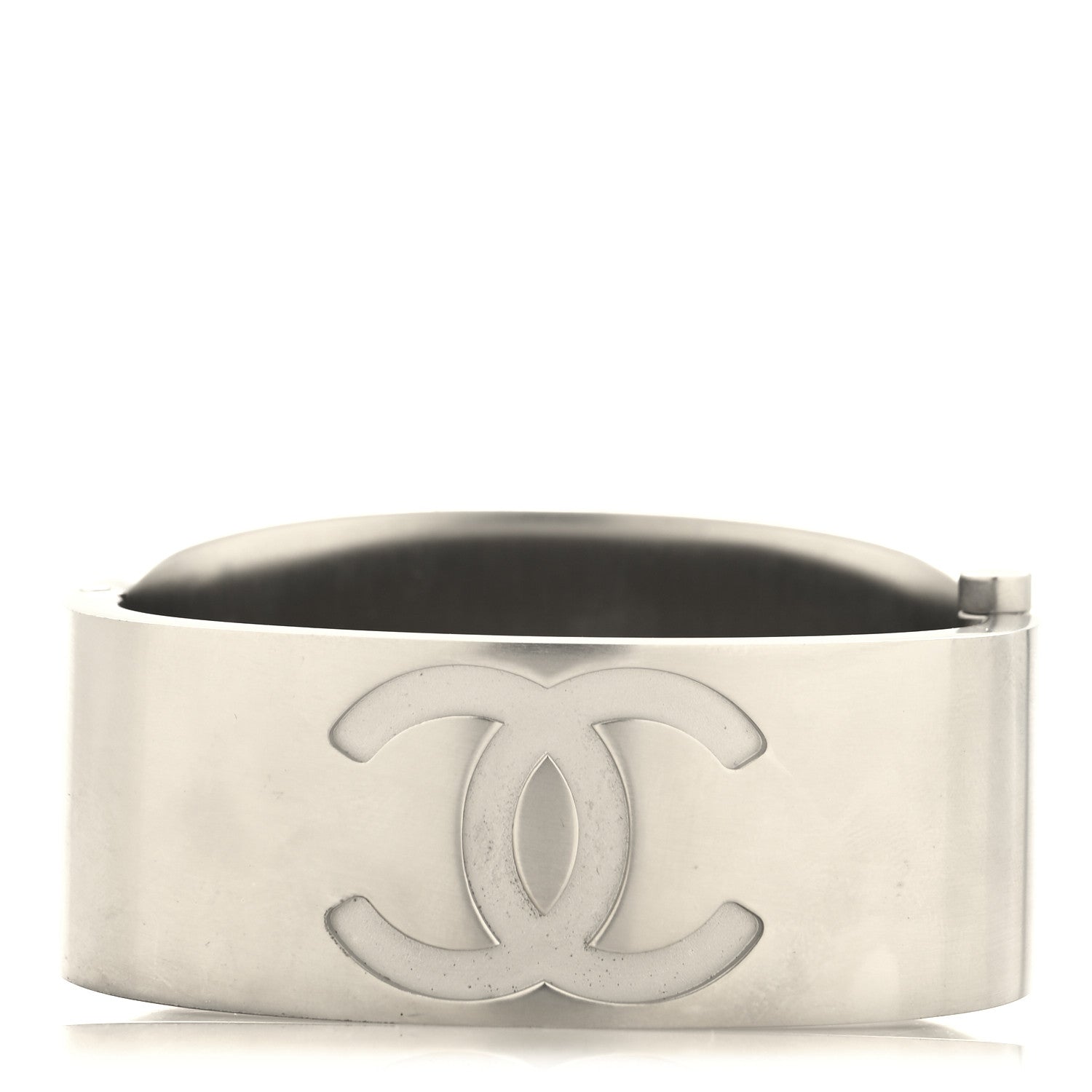 Metal CC Mirror Cuff Silver