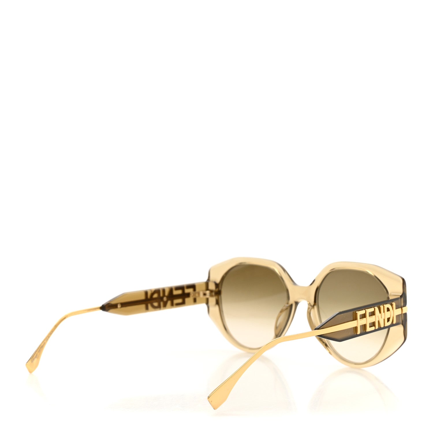 Acetate Fendigraphy Sunglasses FE40083U Gold