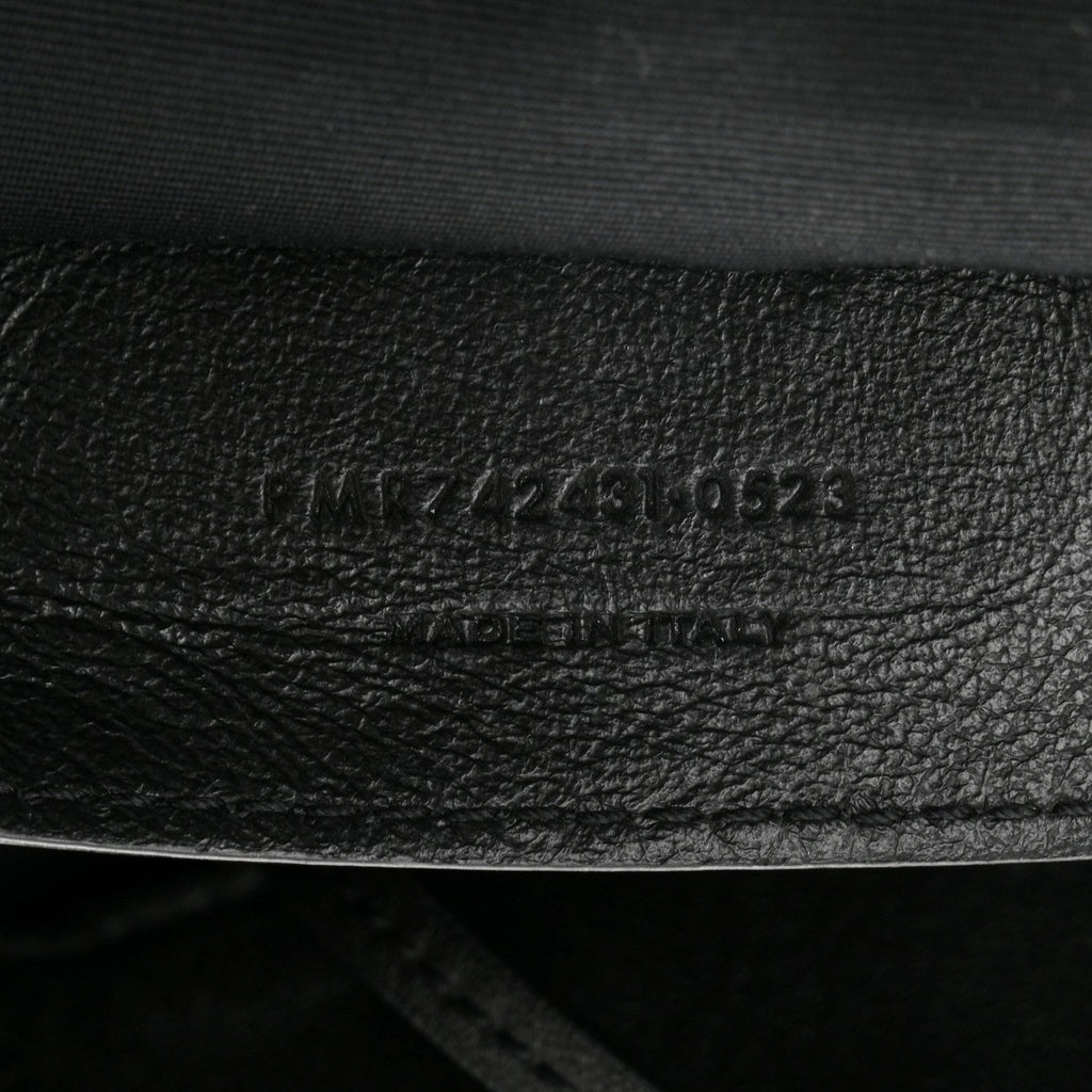 Lambskin Matelasse Monogram Large Jamie 4.3 Black