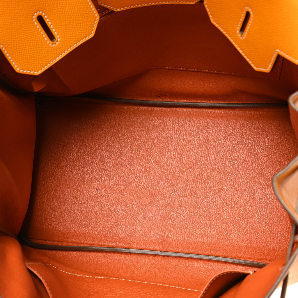 Epsom Candy Birkin 35 Jaune D'Or Feu