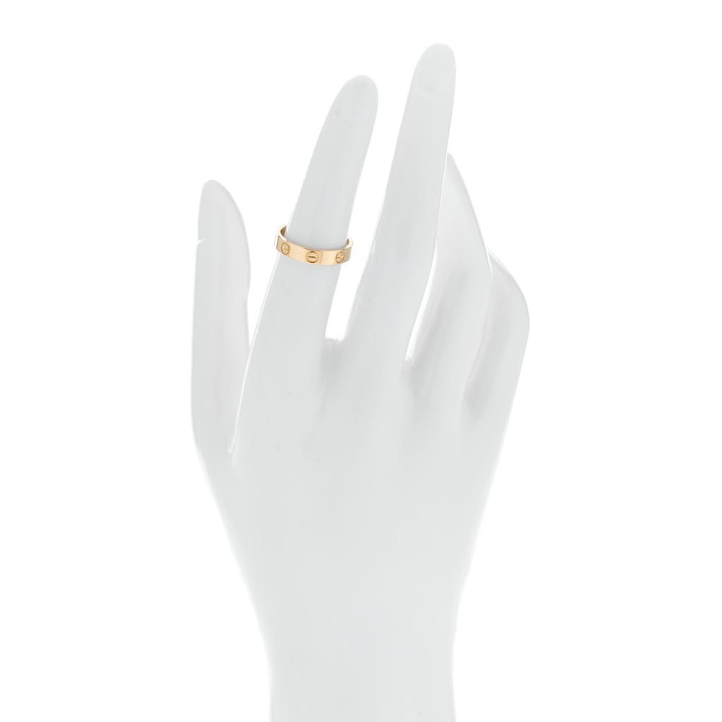 18K Yellow Gold 3.5mm LOVE Wedding Band Ring 51 5.75