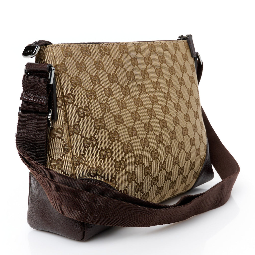 Monogram Joy Messenger Bag Dark Brown