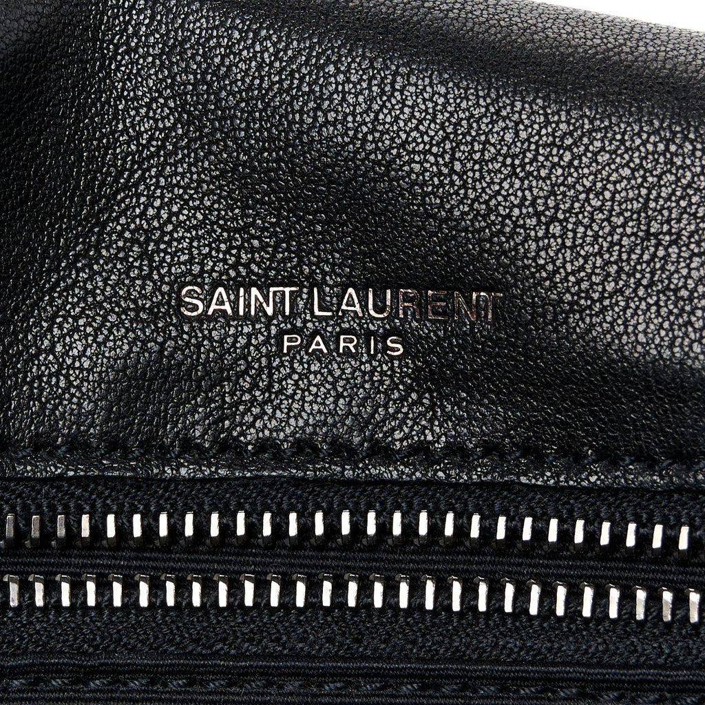 Cotton Bandana Monogram Medium Niki Chain Satchel Black White