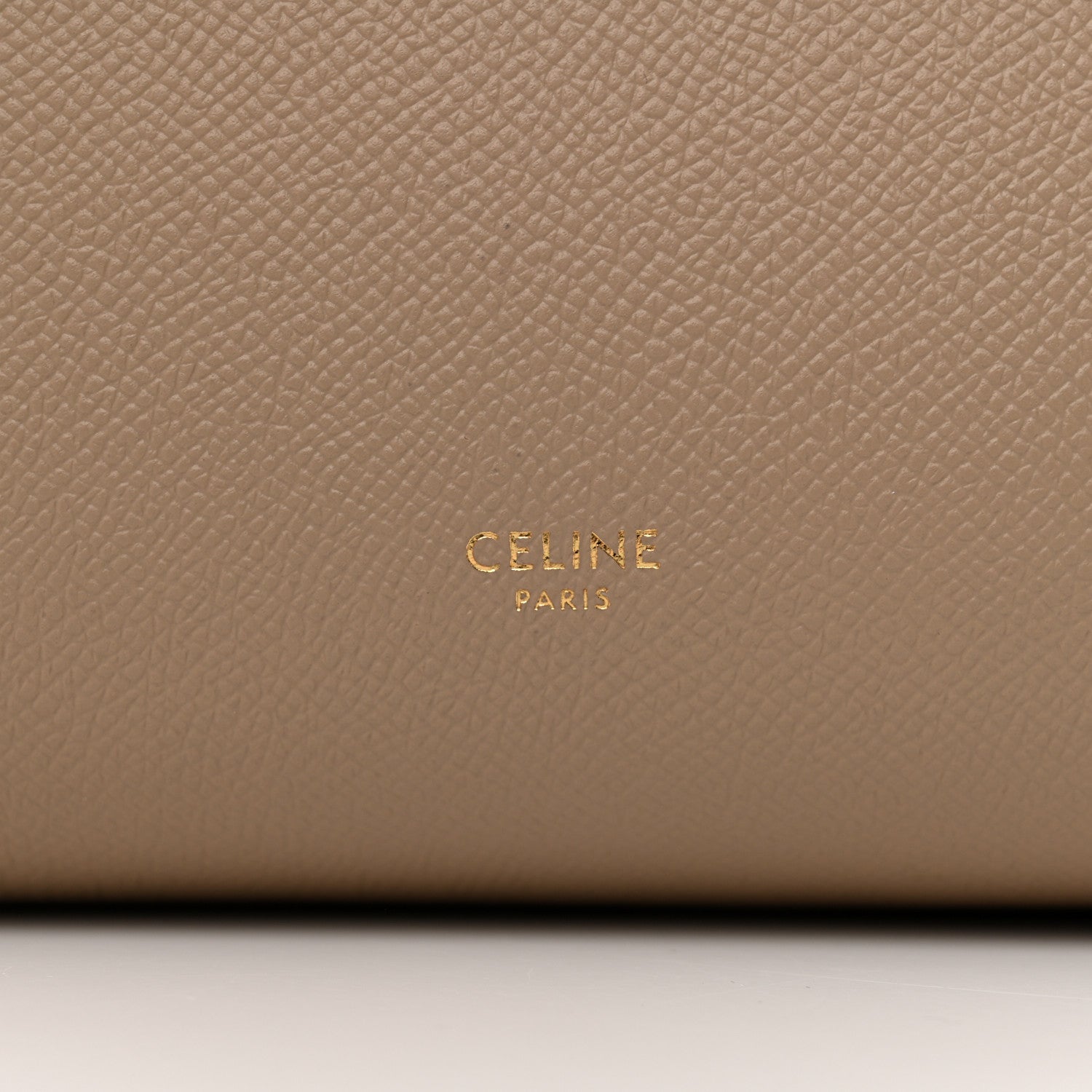 Grained Calfskin Micro Belt Bag Light Taupe