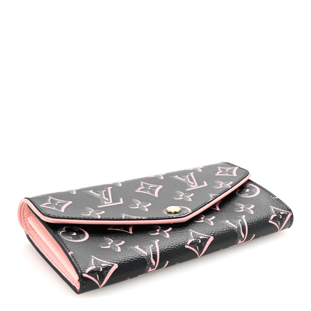 Monogram Fall For You Sarah Wallet Black
