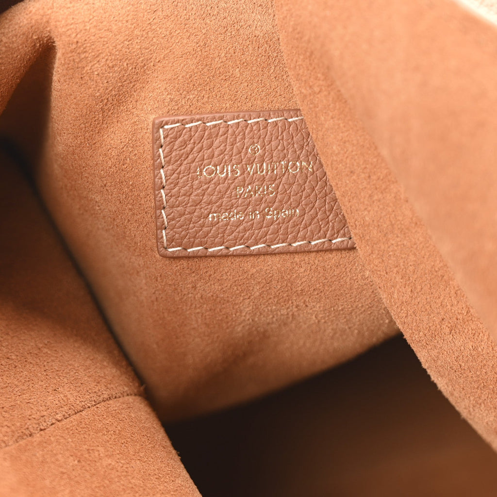 Grained Calfskin Low Key Hobo PM Cognac