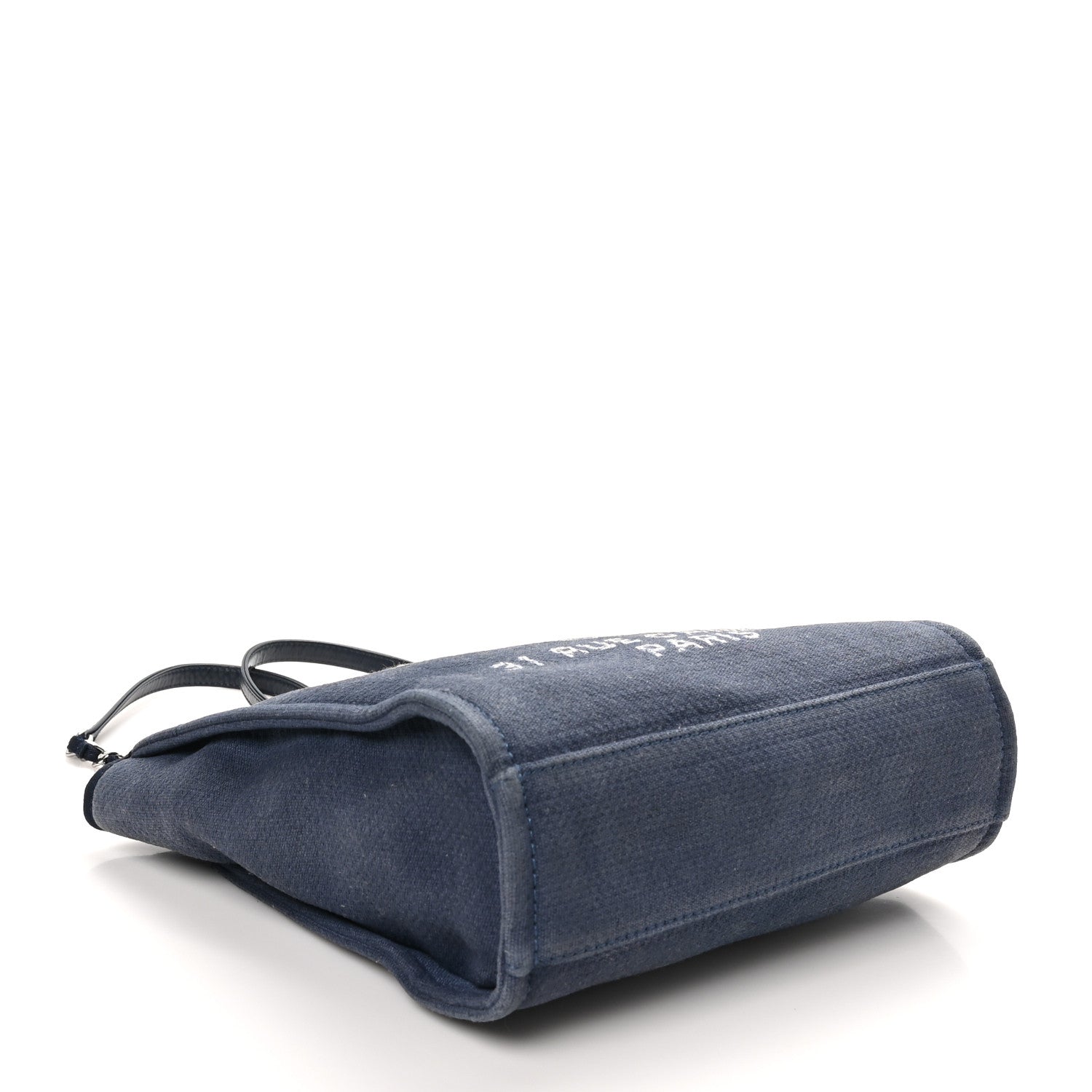 Canvas Mini Deauville Tote Blue