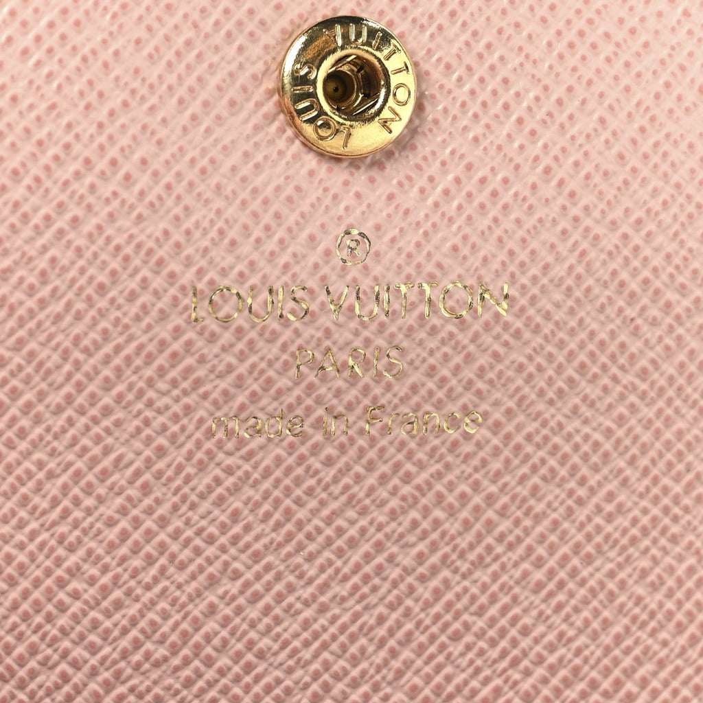 Damier Azur Emilie Wallet Rose Ballerine