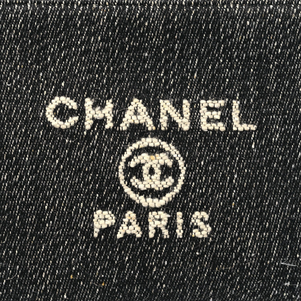 Denim Small Deauville Zipped Pouch Dark Blue