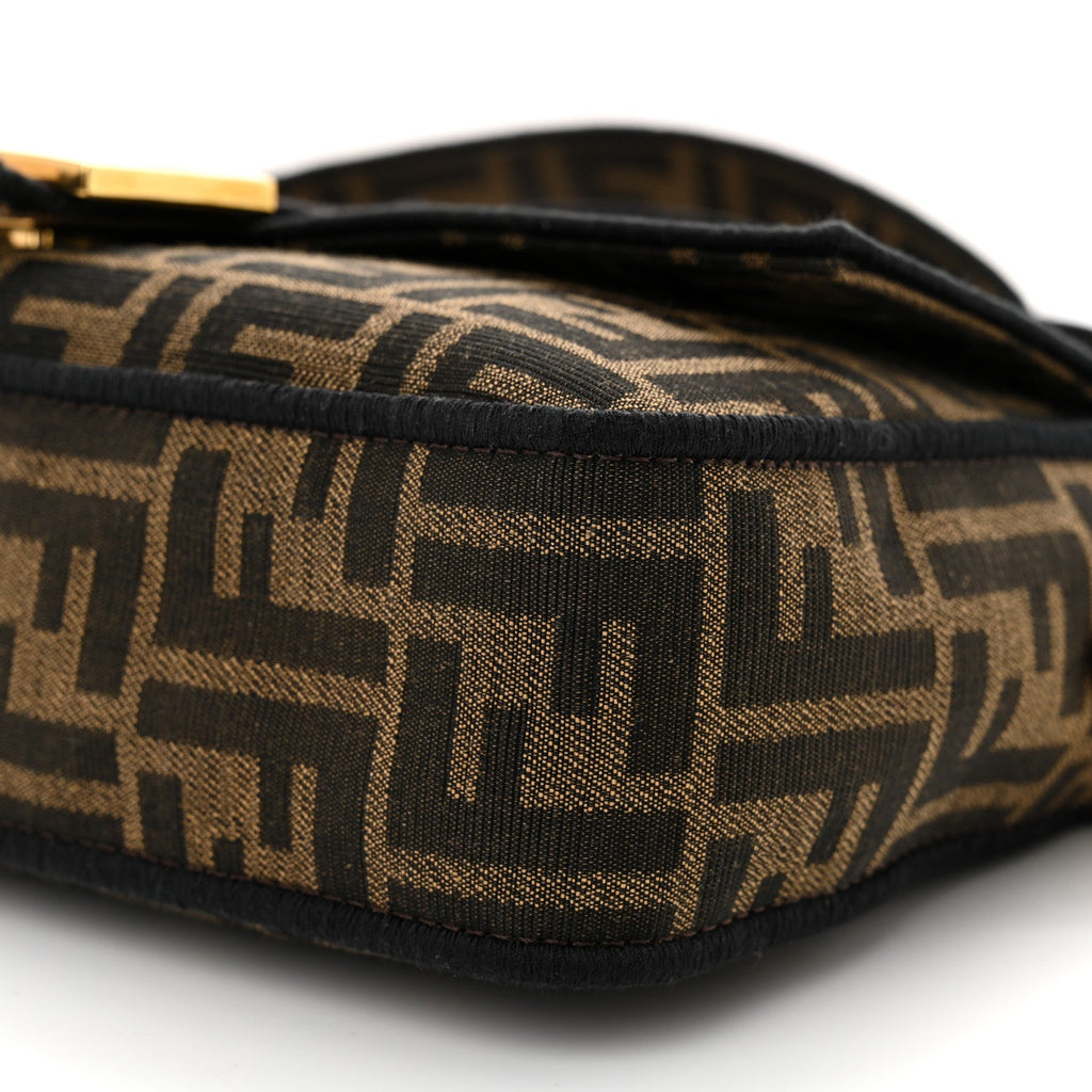 Fabric Jacquard FF 1974 Medium Baguette Tobacco Moro Black