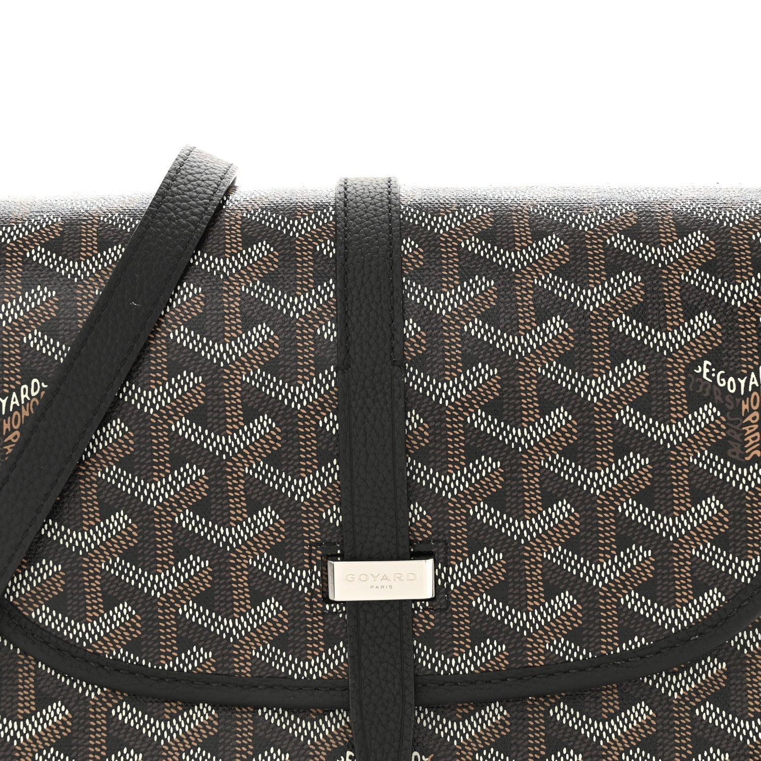 Goyardine Belvedere II PM Messenger Bag Black