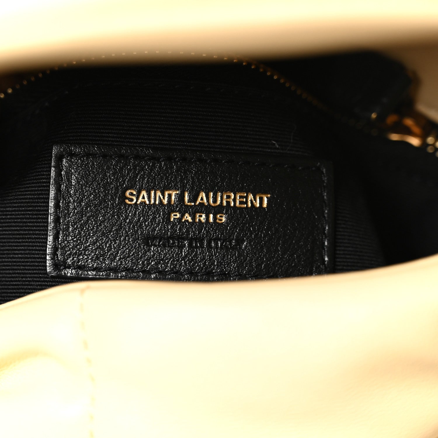 Lambskin Quilted Small Loulou Puffer Monogram Chain Satchel Jaune Pale