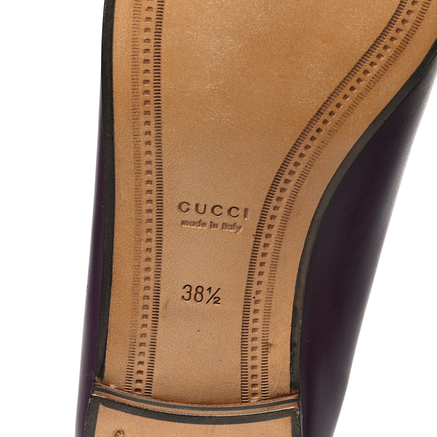 Calfskin Womens Jordaan Horsebit Loafers 38.5 Rosso Ancora