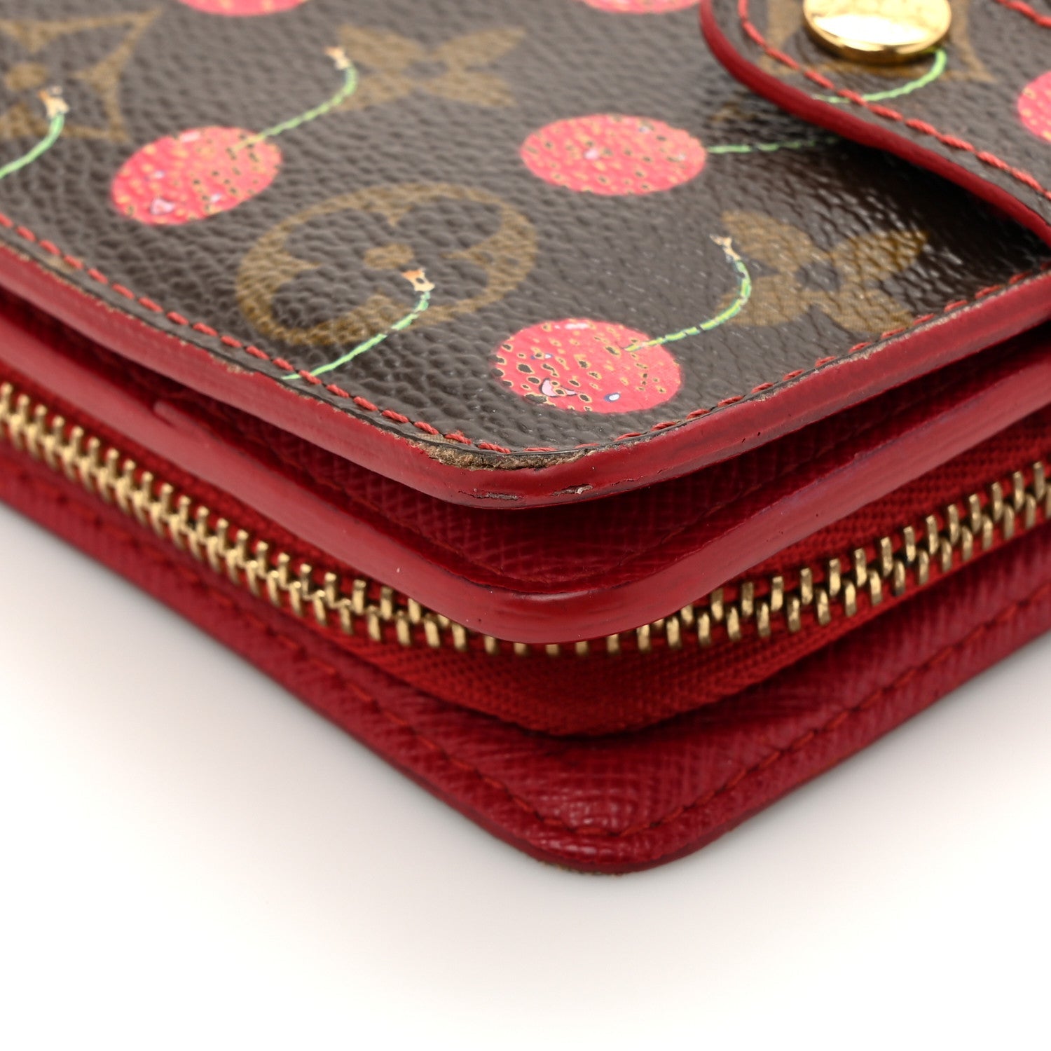 Monogram Cerises Compact Zippe Wallet