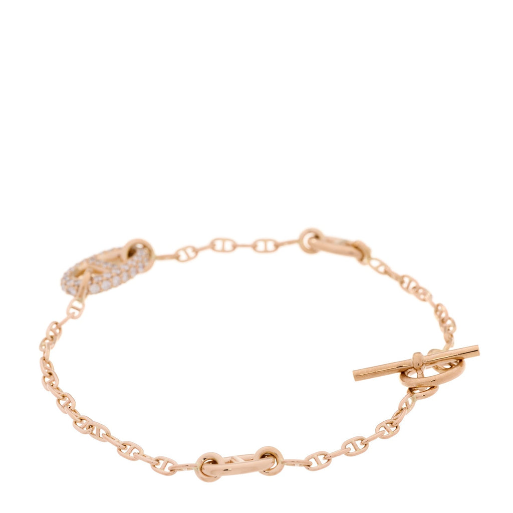 18K Rose Gold Diamond PM Farandole Bracelet ST