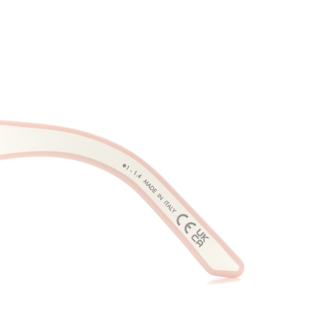 Diorpacific B3U Cat Eye Sunglasses White Pink