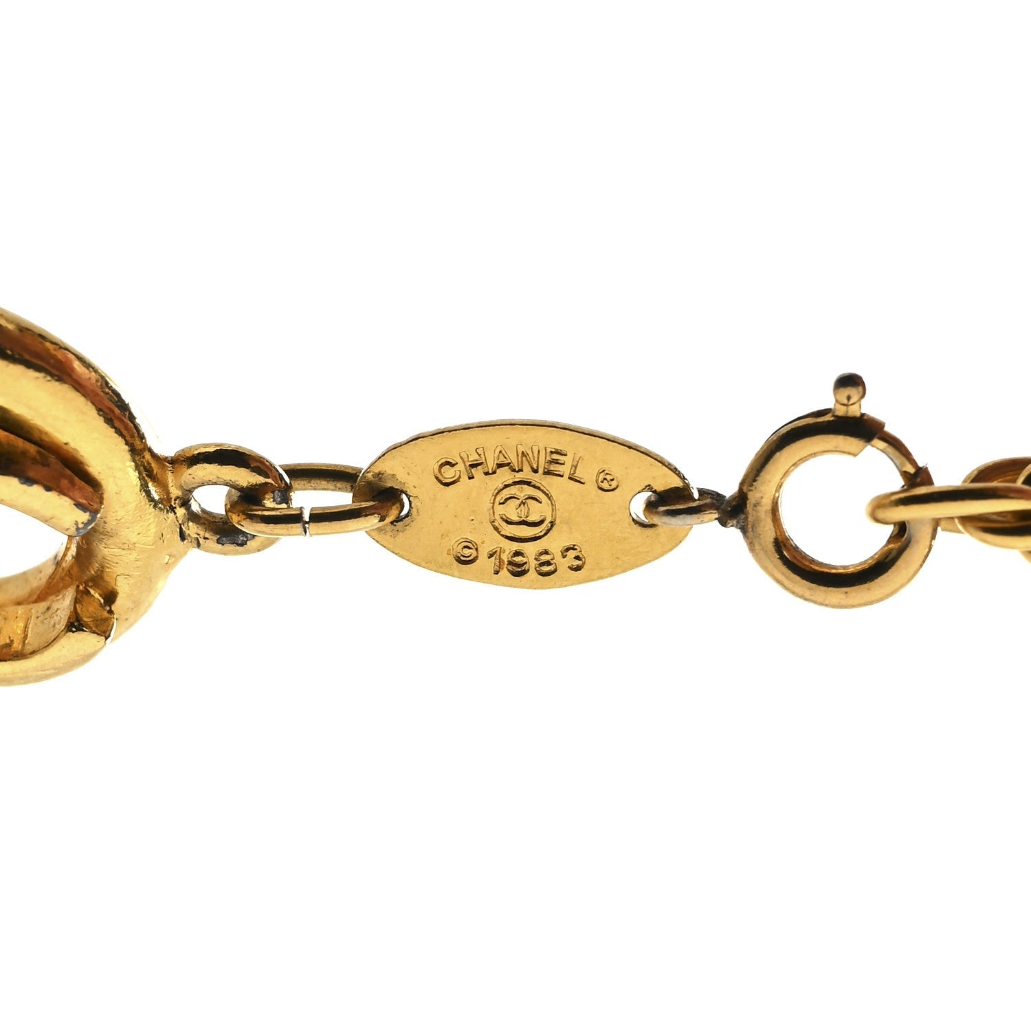 CC Medallion Bracelet Gold