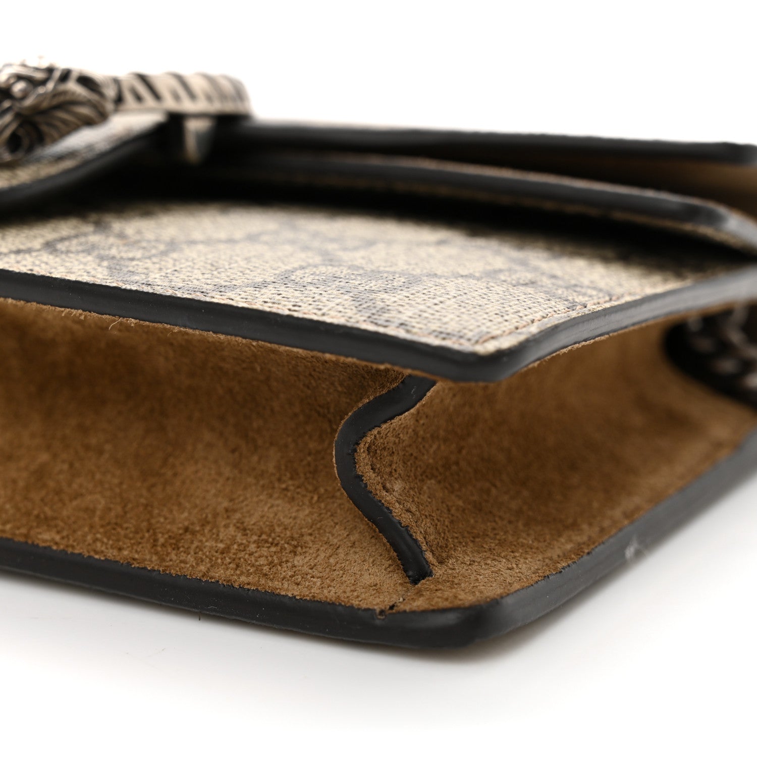 GG Supreme Monogram Super Mini Dionysus Shoulder Bag Taupe