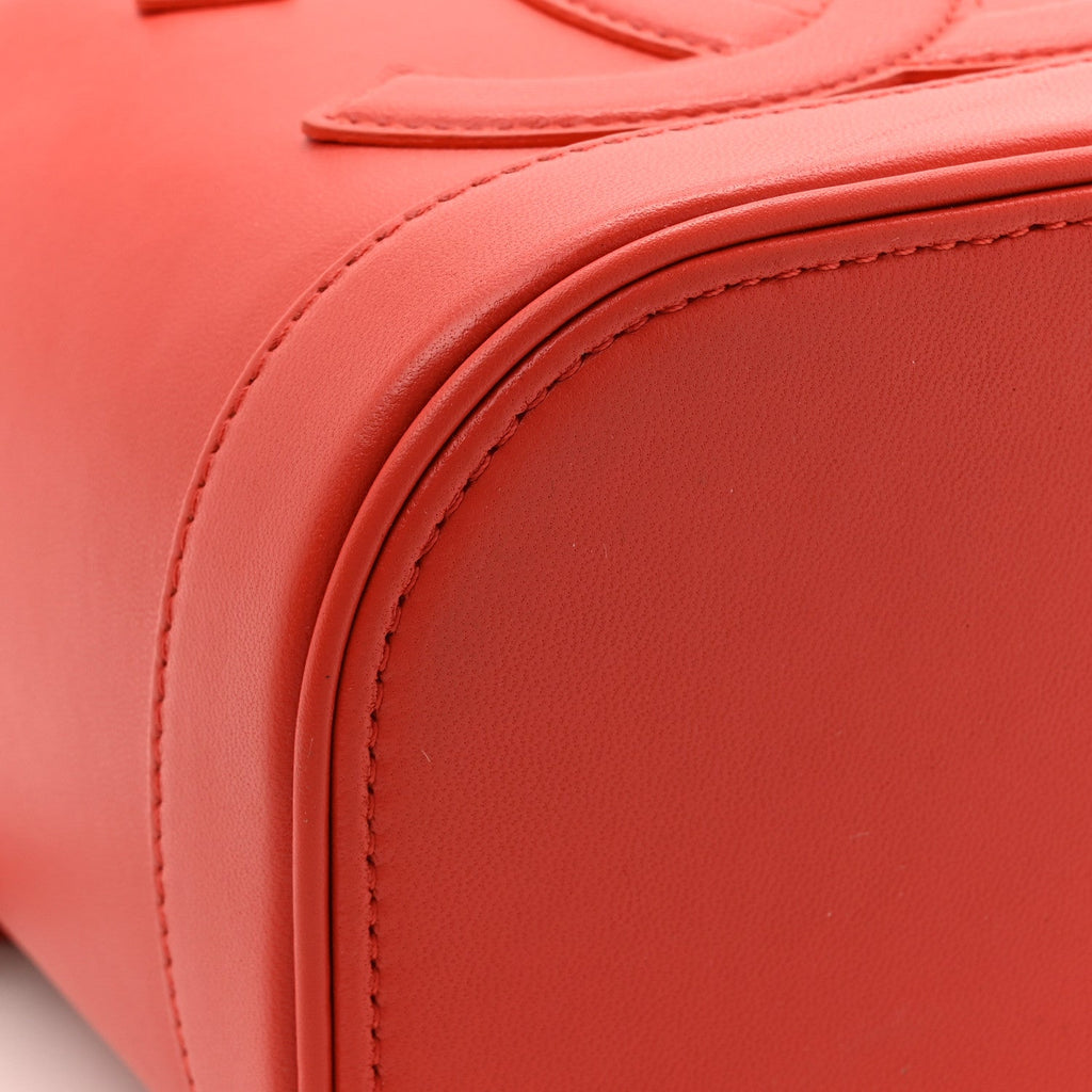 Lambskin Timeless Vanity Cosmetic Case Red