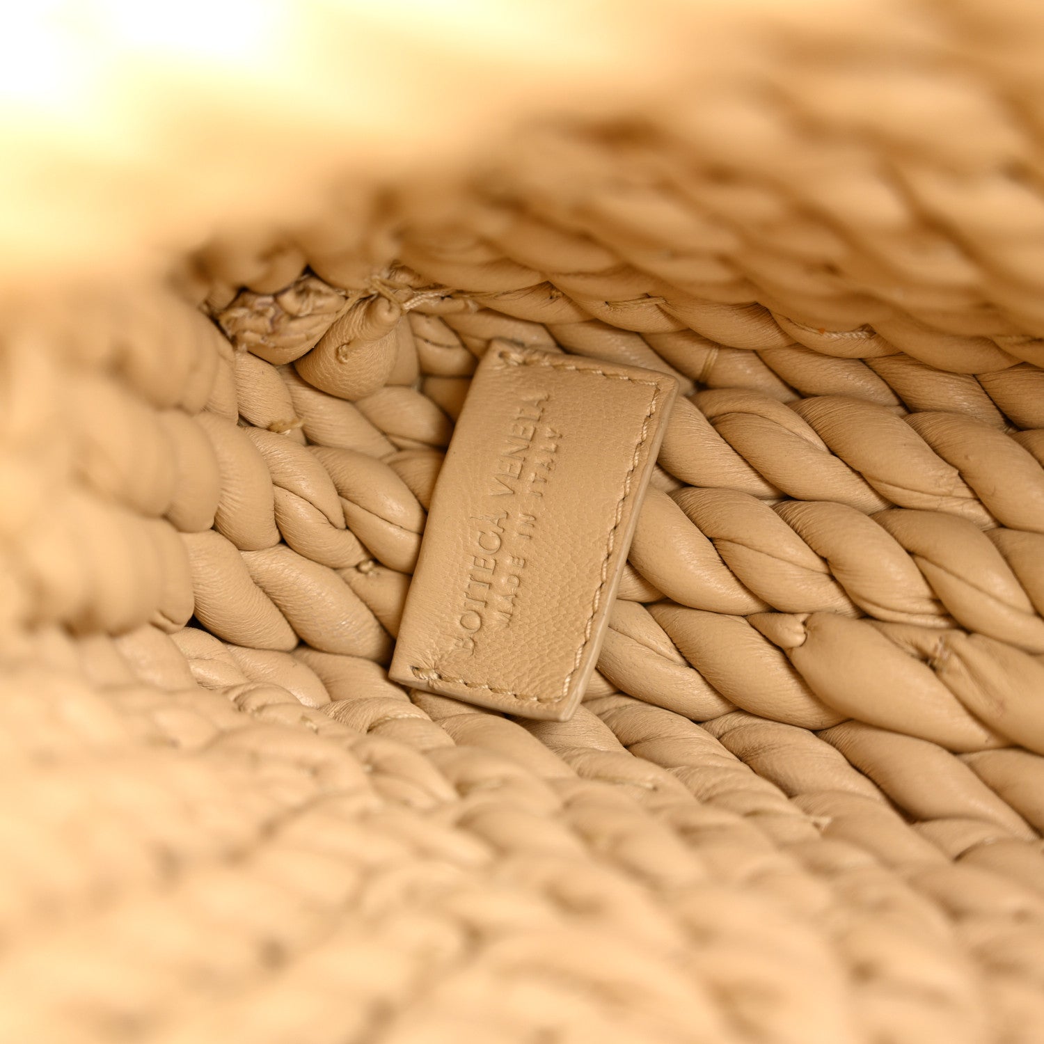 Lambskin Torchon Tasseled Twisted Shoulder Bag Porridge