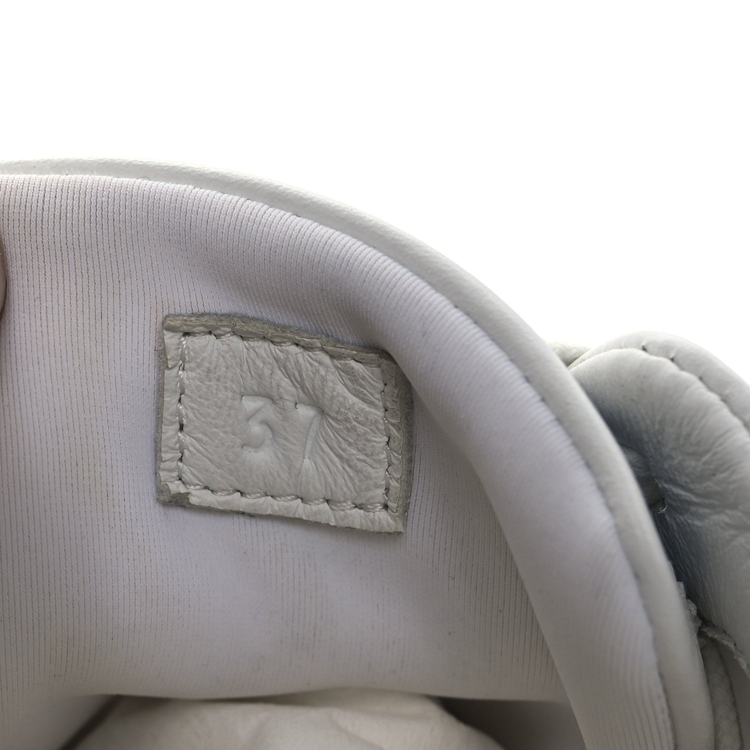 Denim Suede Goatskin Bouncing Sneakers 37 Bleu Clair White