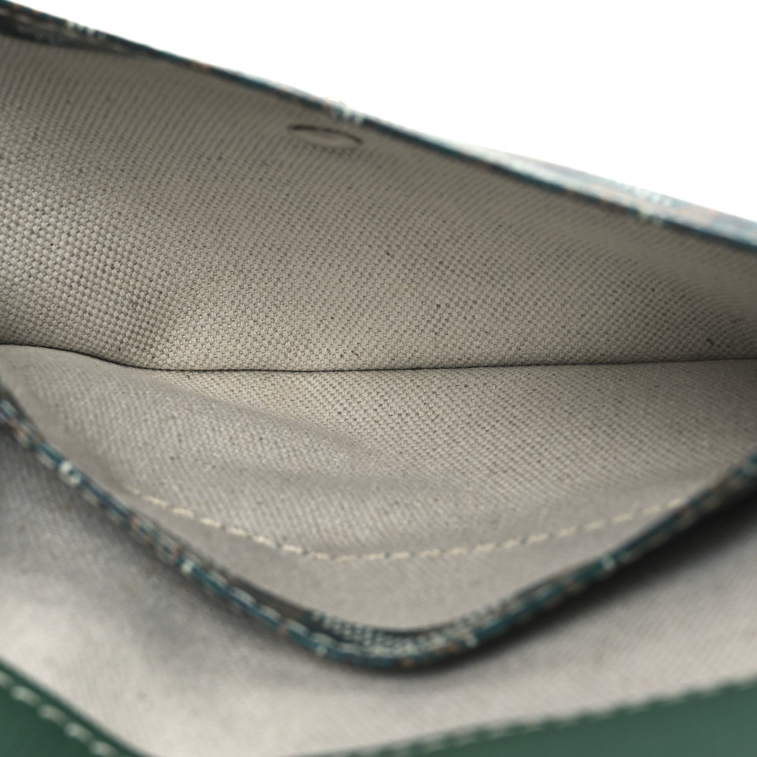 Goyardine Pouch Green