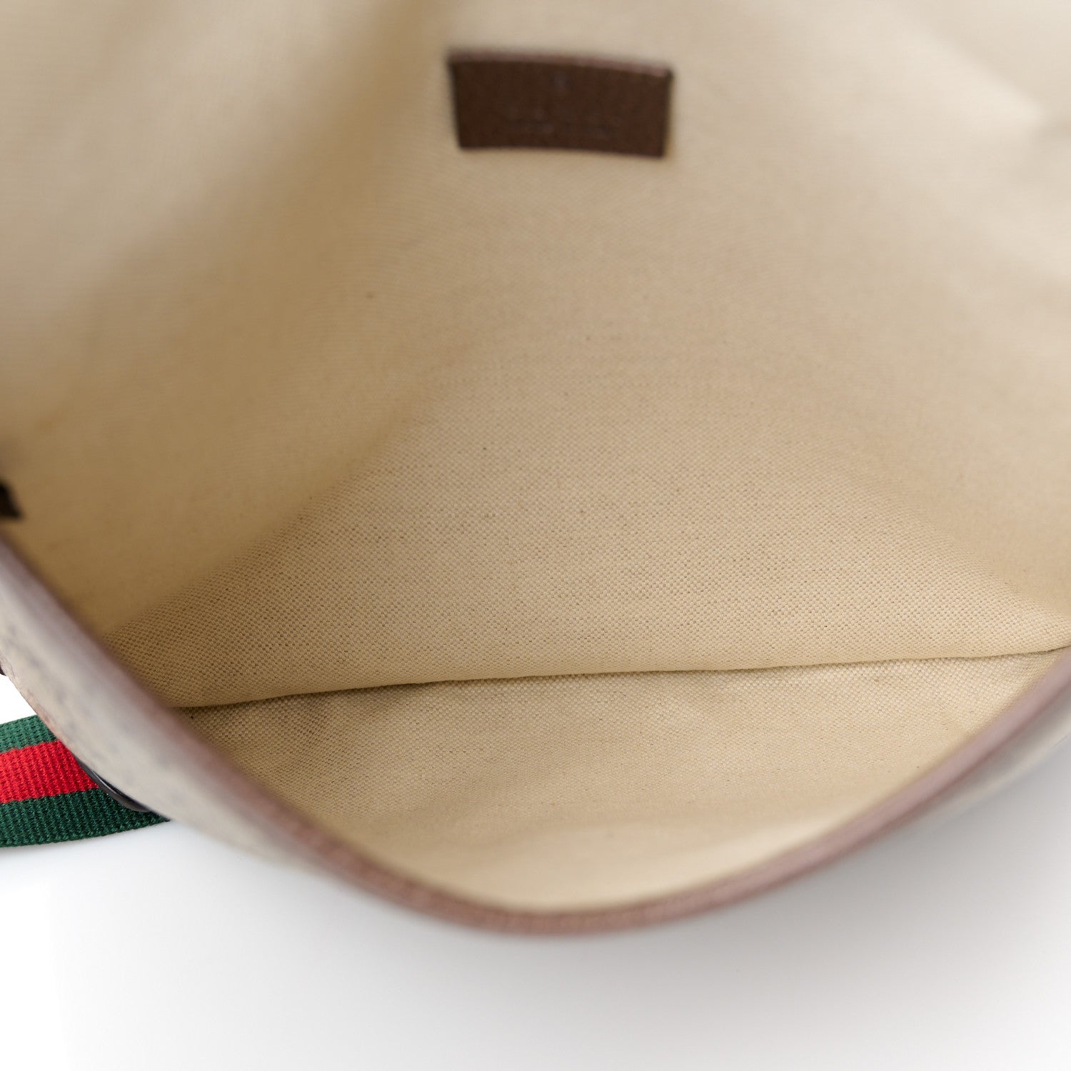 GG Supreme Monogram Web Medium Neo Vintage Flap Messenger Bag Beige New Acero