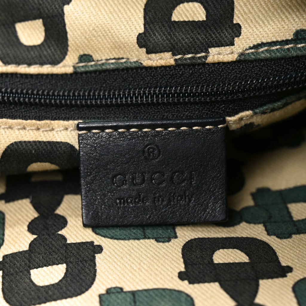 Calfskin Medium Abbey Shoulder Bag Black