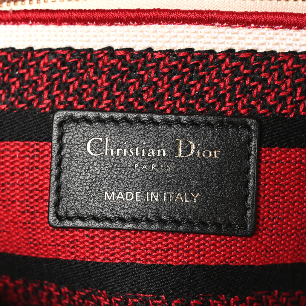 Canvas Medium DiorAmour Dots Lady D-Lite Red