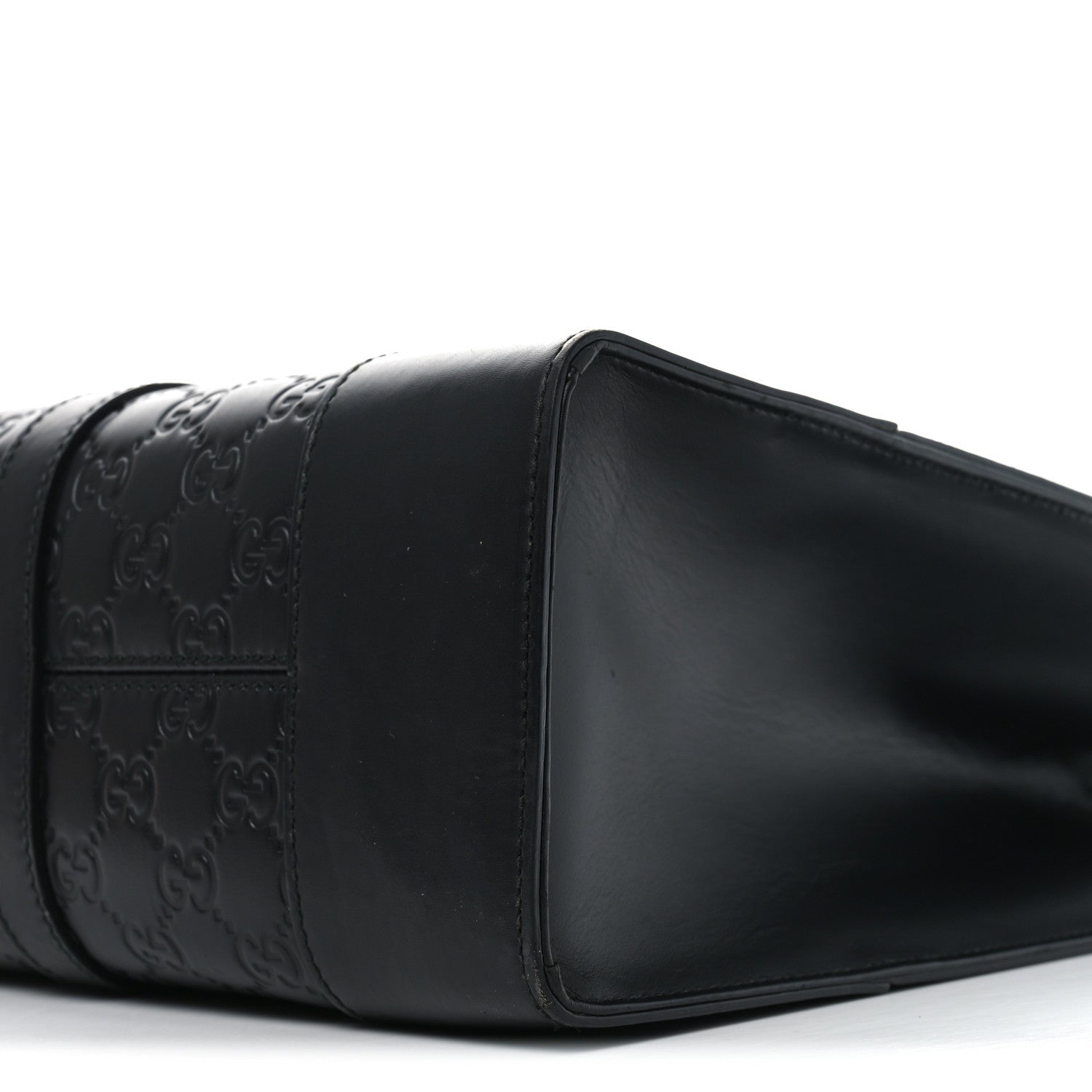 Guccissima Signature Briefcase Black