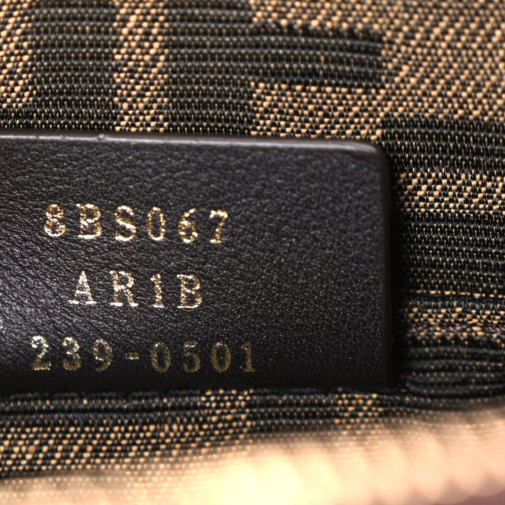 Chenille Vitello Micro FF Mini By The Way Top Handle Boston Bag Rosso Roma