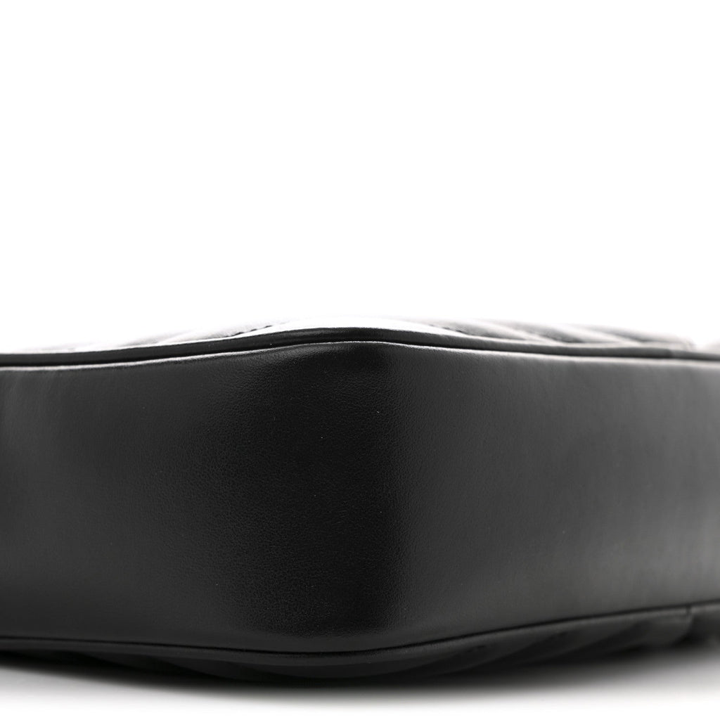 Calfskin Matelasse Monogram Lou Camera Bag Black