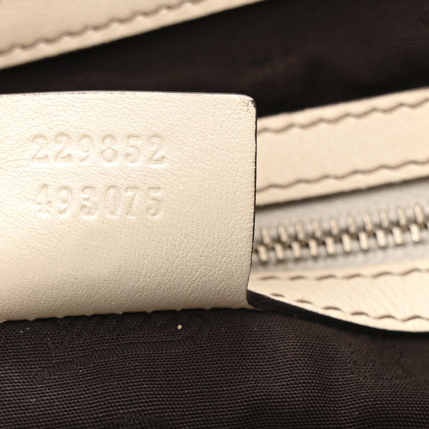 Guccissima Medium Icon Bit Tote Off White