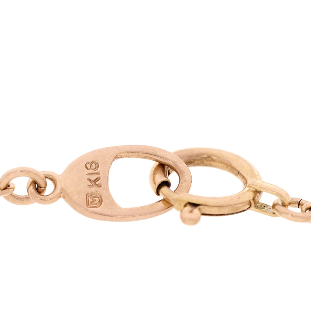 18K Yellow Gold Diamond Akoya Cultured Pearl Butterfly Bracelet