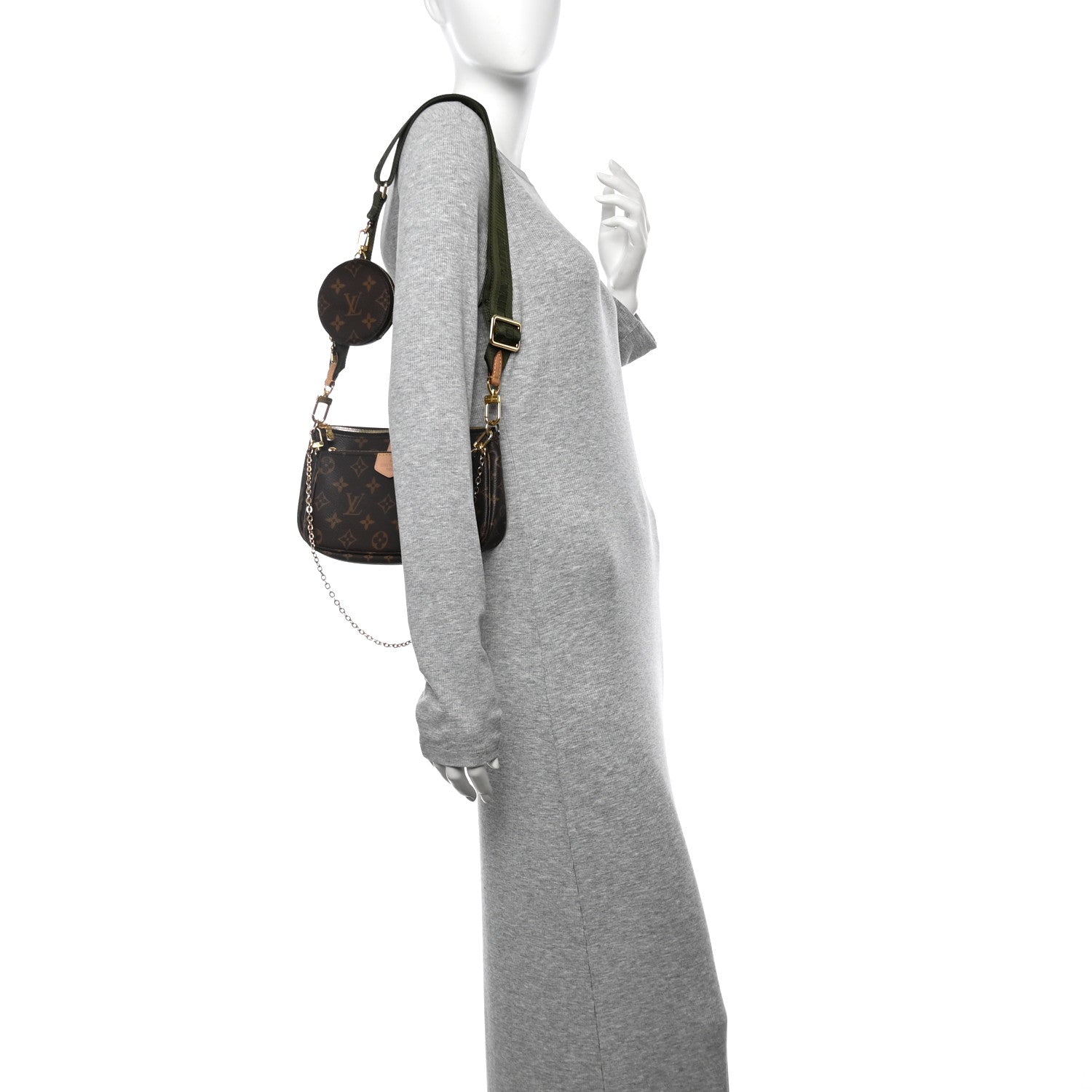 Monogram Multi Pochette Accessories Kaki