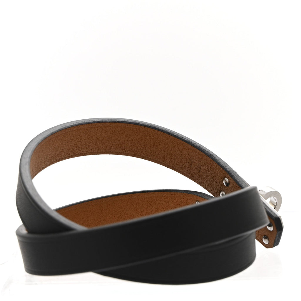 Box Kelly Double Tour Bracelet T4 Black