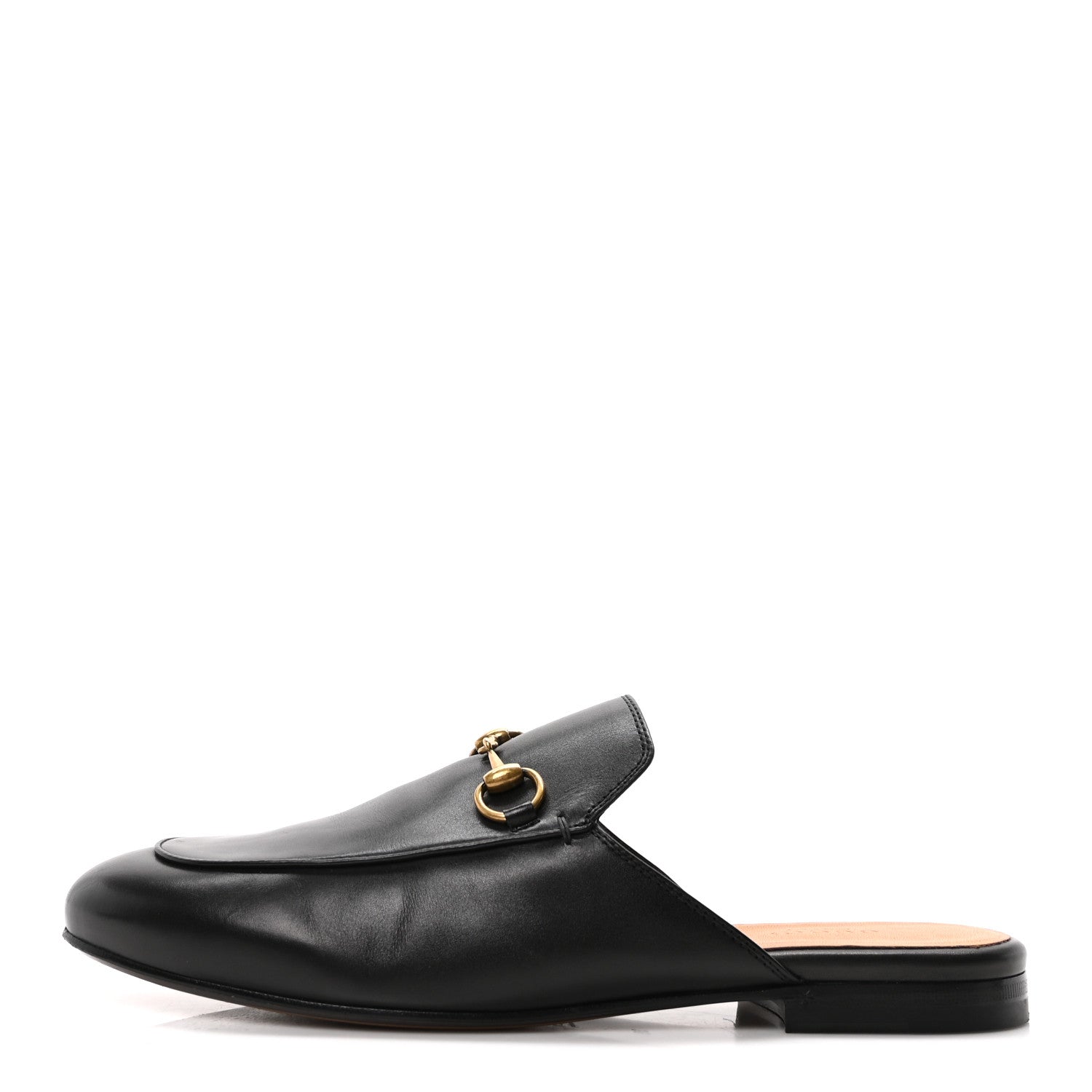 Calfskin Womens Princetown Slippers 39 Black