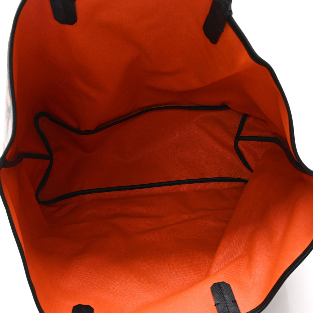 Goyardine Saint Louis Claire Voie PM Black Orange