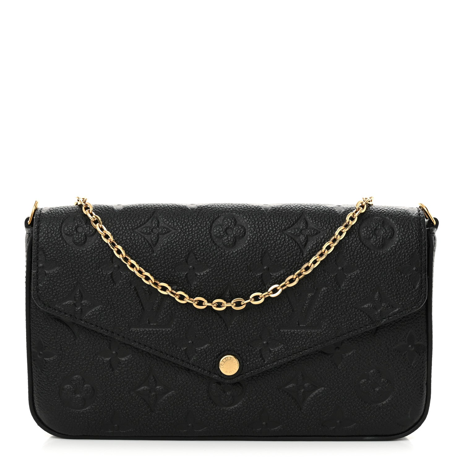 Empreinte Pochette Felicie Chain Wallet Black