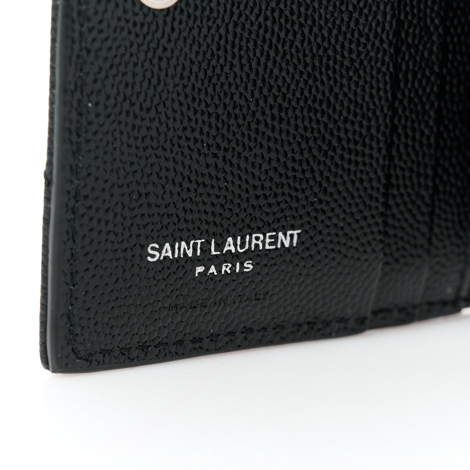 Grain De Poudre Matelasse Chevron Monogram Zipped Card Case Black