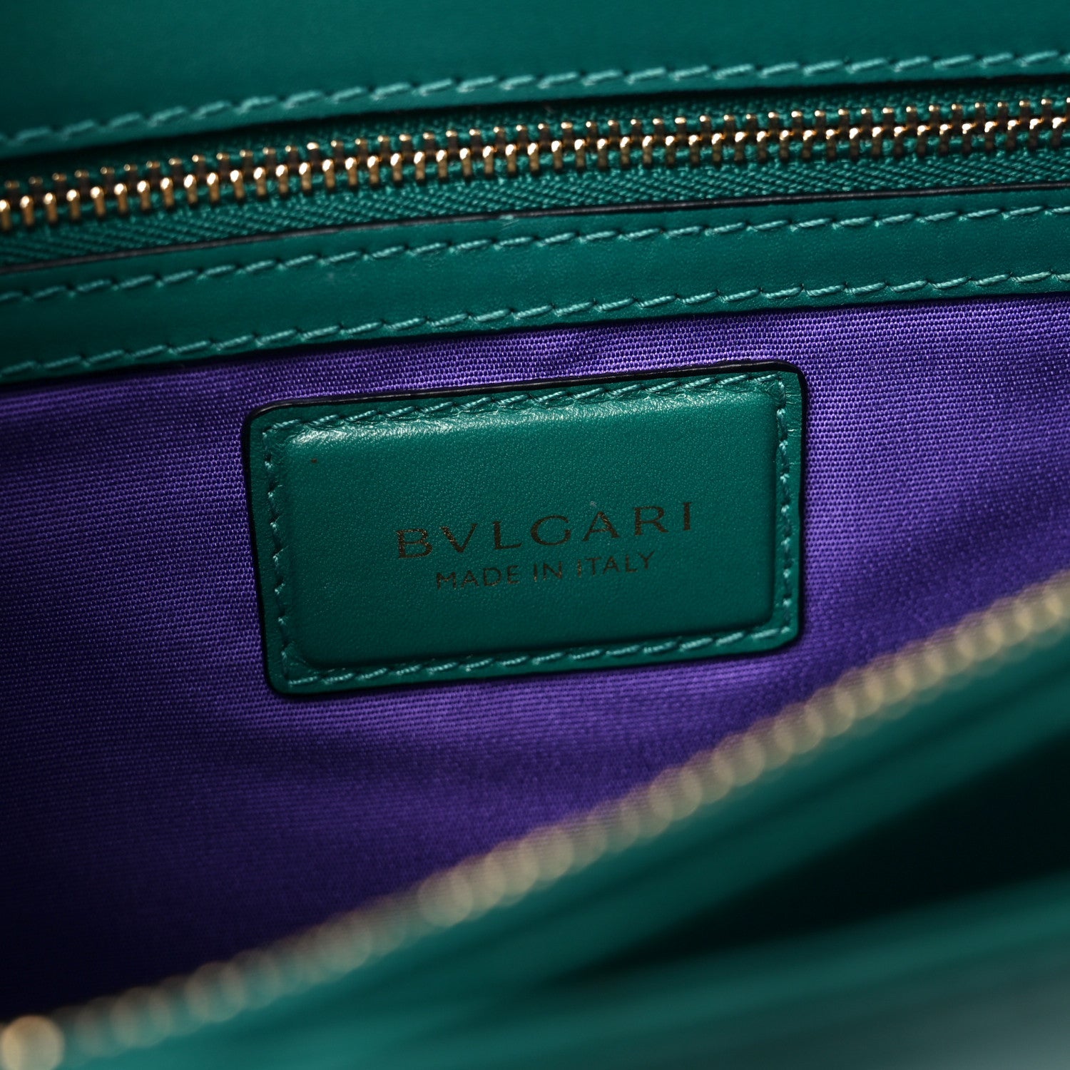 Calfskin Serpenti Forever Shoulder Bag Emerald Green