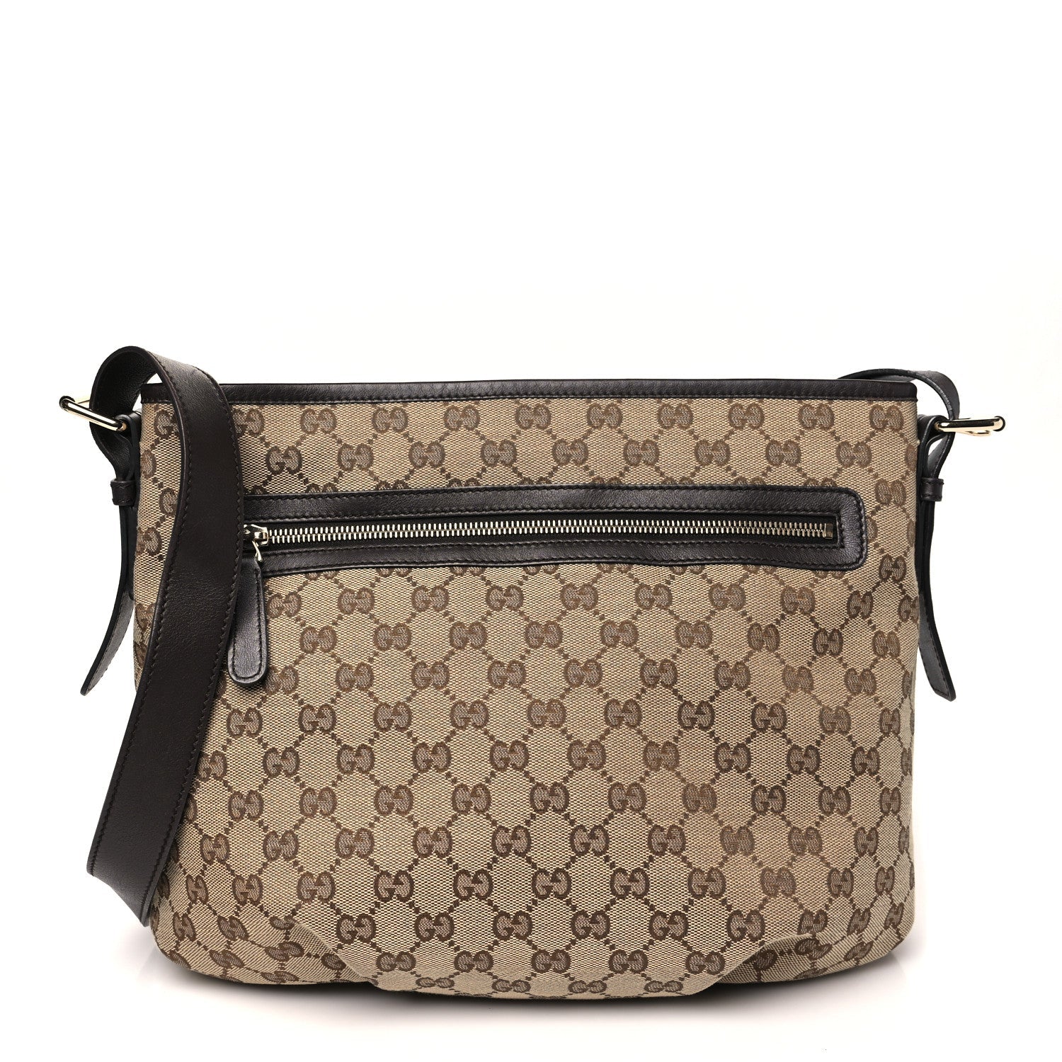 Monogram Messenger Bag Dark Brown