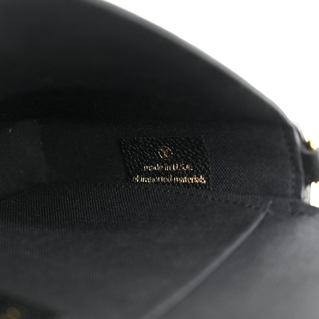 Empreinte Pochette Felicie Chain Wallet Black