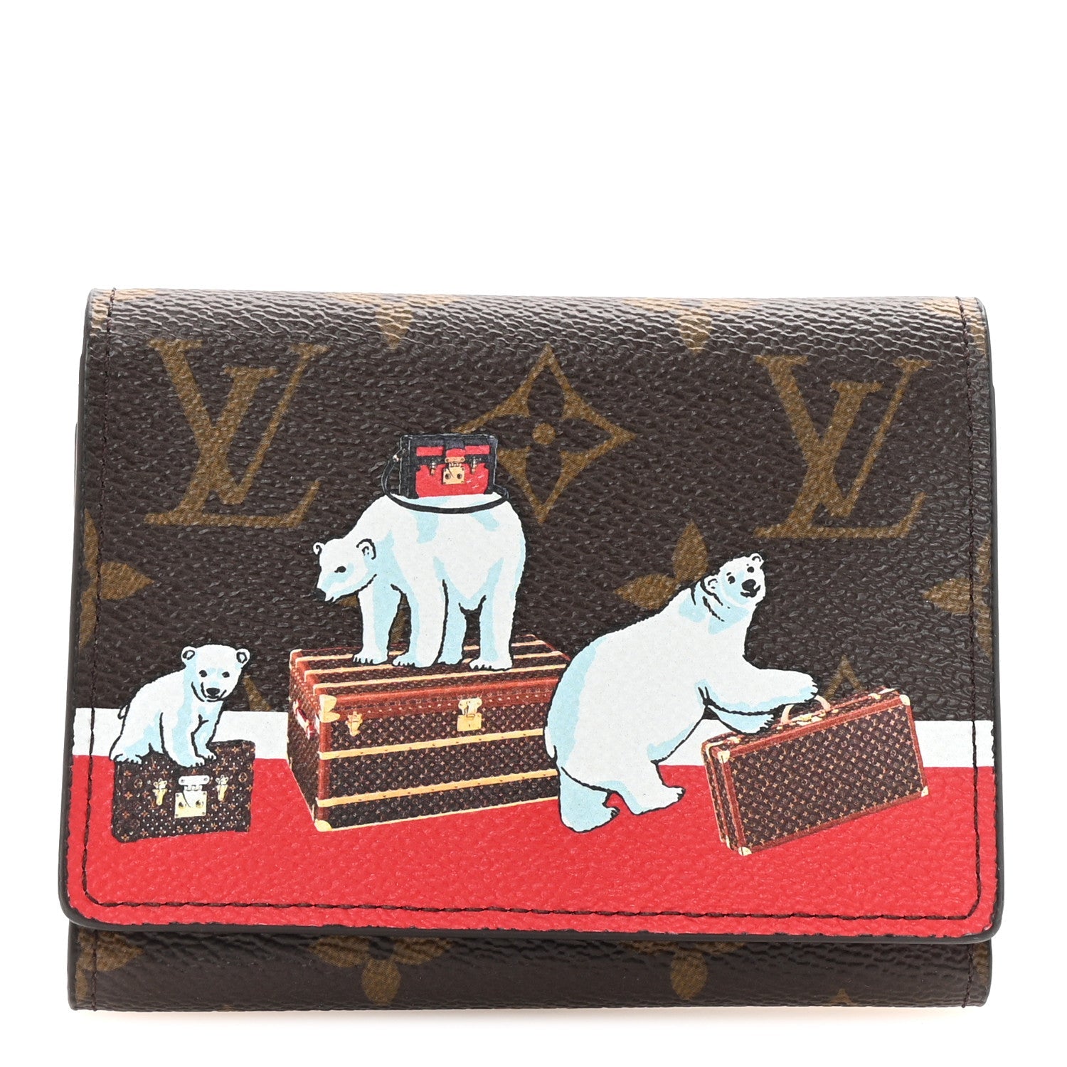 Monogram 2017 Christmas Animation Victorine Wallet