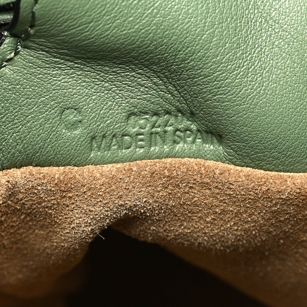 Calfskin Mini Flamenco Knot Clutch Rosemary