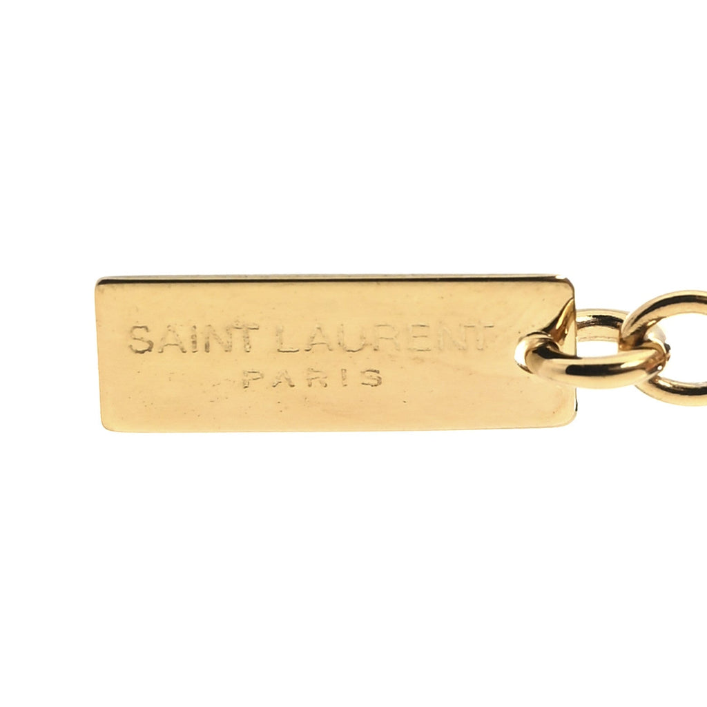 Brass Monogram Charm Bracelet Gold