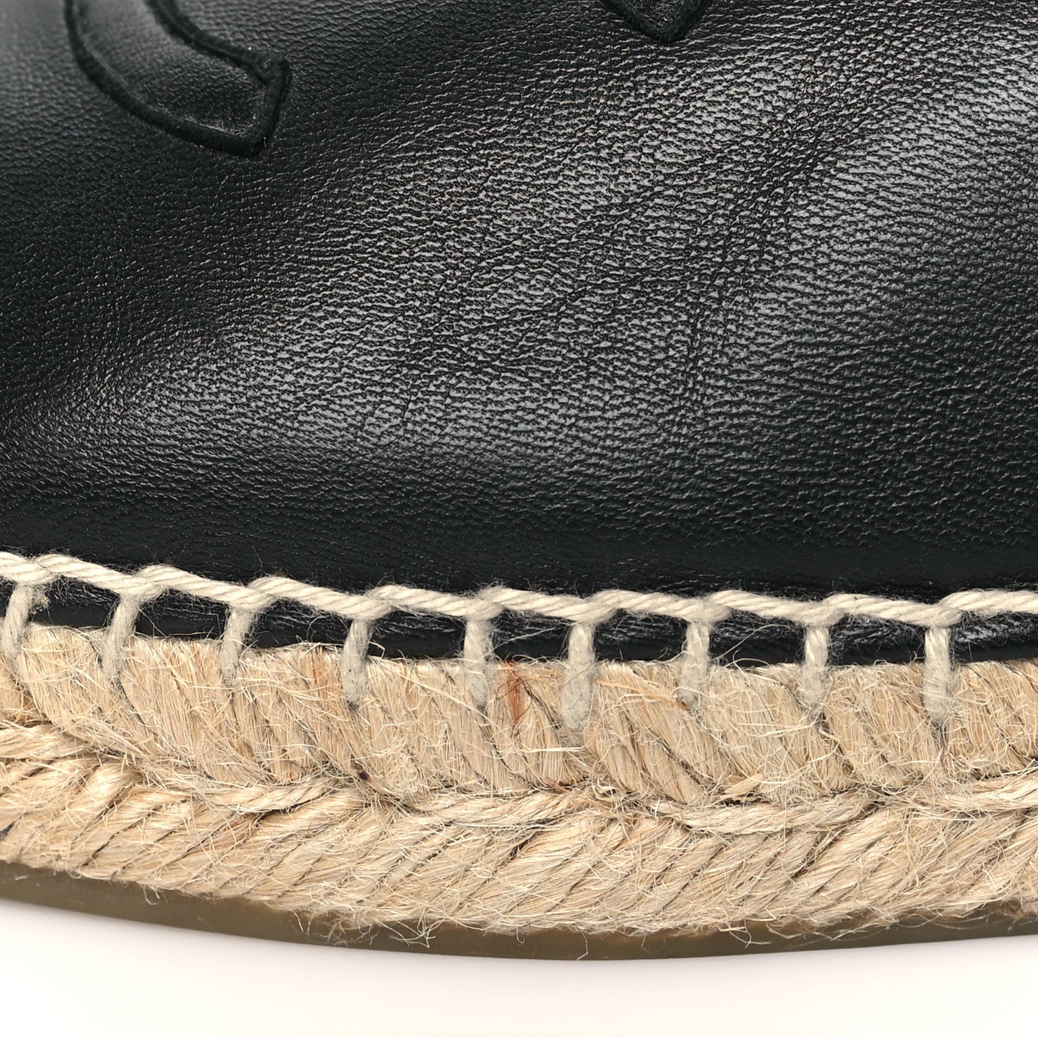 Lambskin CC Espadrilles 38 Black