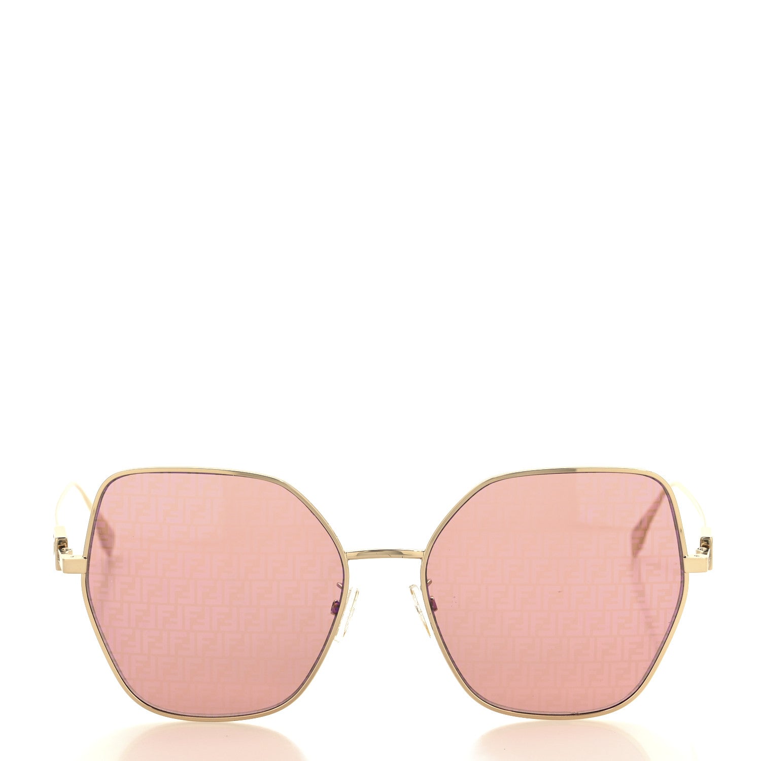 Metal Aviator FF Sunglasses FE40033U  Pink