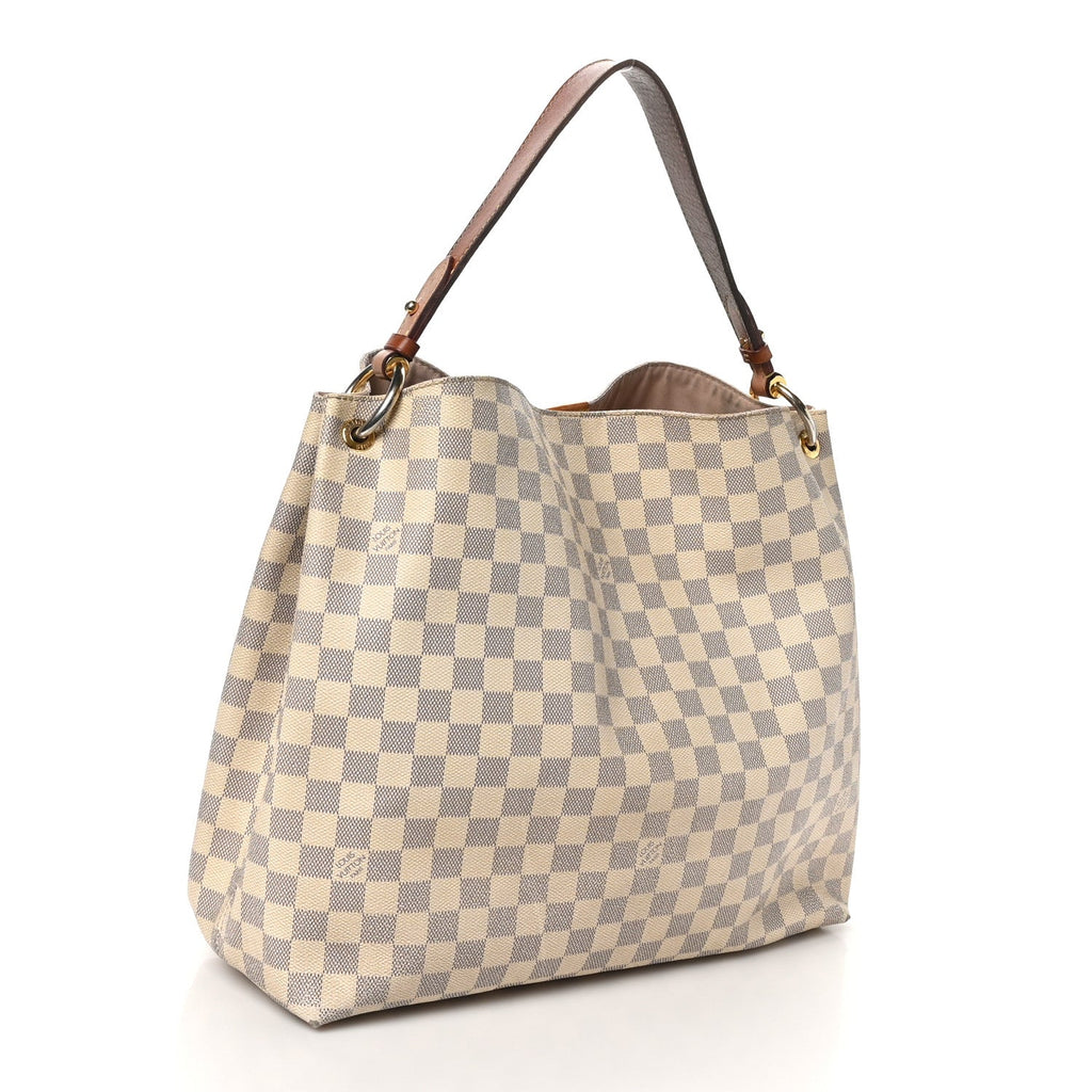 Damier Azur Graceful MM Rose Ballerine